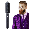 Beard Straightener for Men Heating Comb Straightener Smoothing Iron Straightening Brush 2 In 1 Hair Straightener and Curler