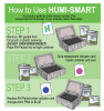 Humi-Smart 58% RH 2-Way Humidity Control Packet â€“ 60 Gram 4 Pack