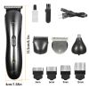 Men Electric Hair Clipper Trimmer Rechargeable Beard Shaver Razor Nose Trimmer Set