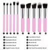 10Pcs Pro Kabuki Makeup Brushes kit Cosmetic Blusher Eye Face Eyeshadow Brushes