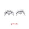 1Pair Glue-free False Eyelashes Wispy Natural Lashes Long Eyelash Self-adhesive Lash Extension Reusable Handmade Lash For Makeup