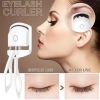 Portable Heated Eyelash Curler Electric Temperature Control Mini Eyelash Curler Electric Charging Makeup Tool