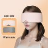 Silk Cotton Padded Eye Full Cover Block Light Blindfold Double Face Warm Cold Sleeping Masks For Women Soft And Comfortable Blindfold For Travelling