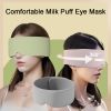 Silk Cotton Padded Eye Full Cover Block Light Blindfold Double Face Warm Cold Sleeping Masks For Women Soft And Comfortable Blindfold For Travelling